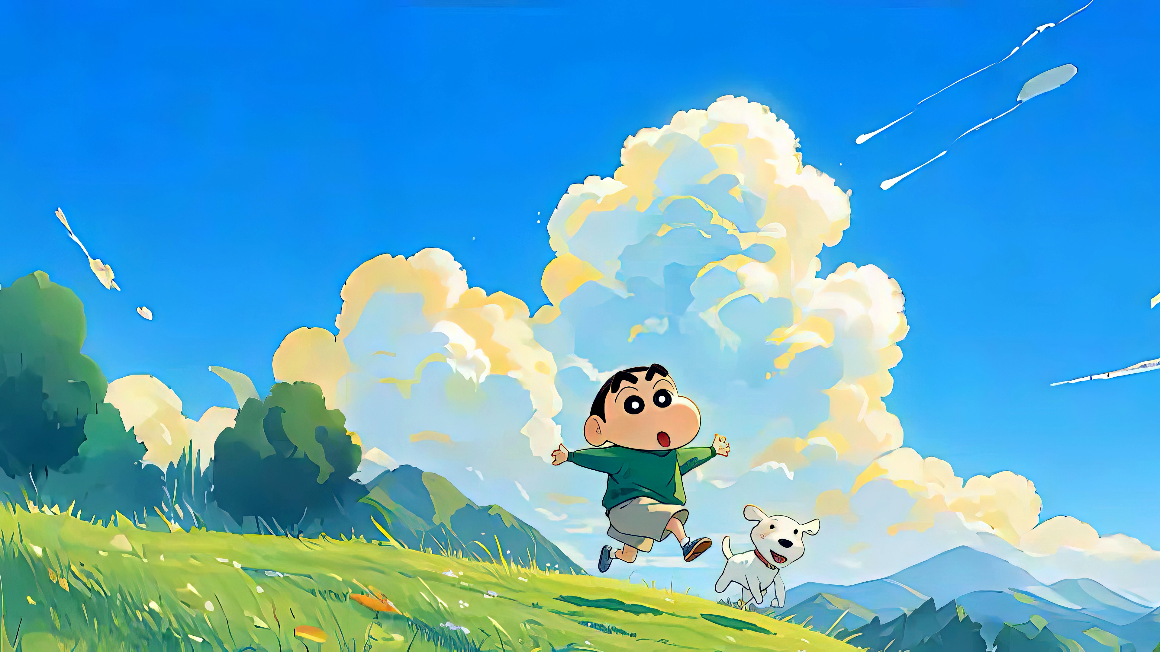 二次元蜡笔小新动漫场景